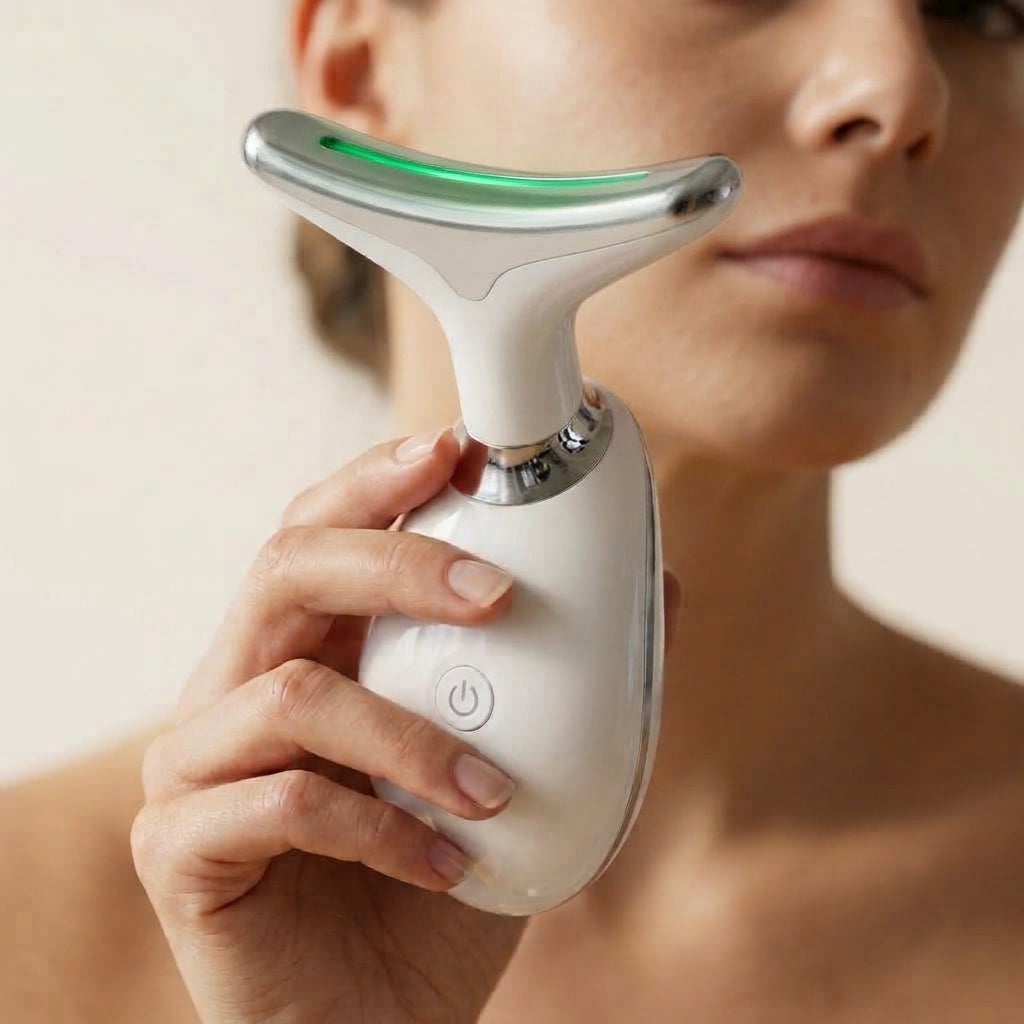 The Esleva Sculpt: EMS & Warmth Device for Jaw and Neck